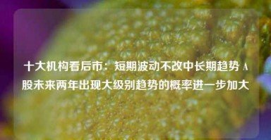 十大机构看后市：短期波动不改中长期趋势 A股未来两年出现大级别趋势的概率进一步加大