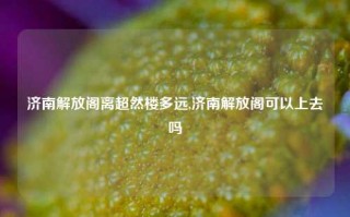 济南解放阁离超然楼多远,济南解放阁可以上去吗