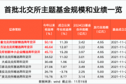 北交所主题基金 最高大赚50%！