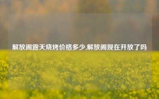 解放阁露天烧烤价格多少,解放阁现在开放了吗