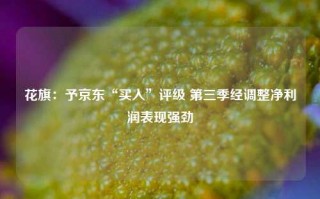 花旗：予京东“买入”评级 第三季经调整净利润表现强劲