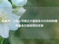 杨德龙：上市公司通过大量现金分红和回购增持真金白银回馈投资者