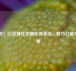 突发！以总理住宅遭炸弹袭击，警方已展开调查