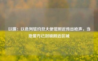 以媒：以色列驻约旦大使馆附近传出枪声，当地警方已封锁附近区域