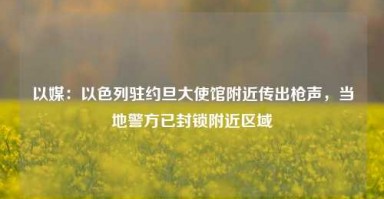 以媒：以色列驻约旦大使馆附近传出枪声，当地警方已封锁附近区域