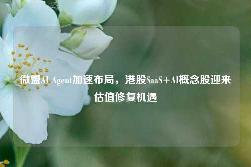 微盟AI Agent加速布局，港股SaaS+AI概念股迎来估值修复机遇-第1张图片-解放阁