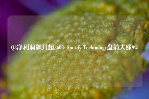 Q3净利润飙升超360% Spotify Technology盘前大涨9%-第1张图片-解放阁