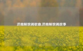 济南解放阁歌曲,济南解放阁故事