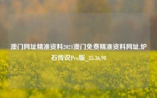 澳门网址精准资料2021澳门免费精准资料网址,炉石传说Pro版_25.36.98