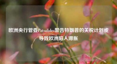 欧洲央行管委Patsalides警告特朗普的关税计划或导致欧洲陷入滞胀