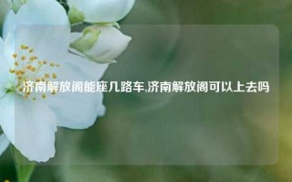 济南解放阁能座几路车,济南解放阁可以上去吗