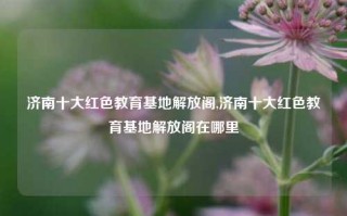 济南十大红色教育基地解放阁,济南十大红色教育基地解放阁在哪里