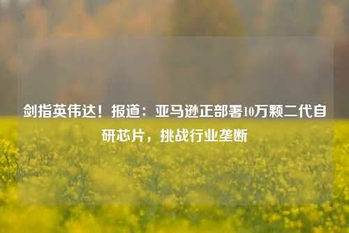 剑指英伟达！报道：亚马逊正部署10万颗二代自研芯片，挑战行业垄断-第1张图片-解放阁